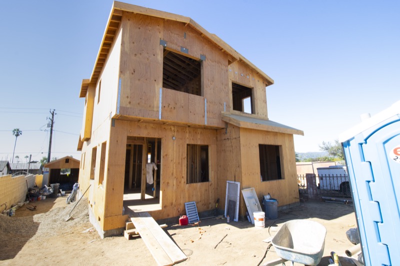 New home construction by Goliath Construction